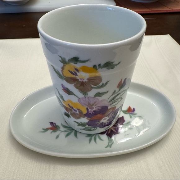 Vintage Limoges France Expressly Made For Neiman Marcus Toothbrush Holder Set - Picture 3 of 15